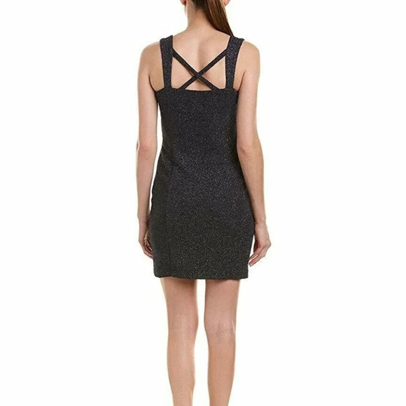 Eliza J Sparkle Sheath Strappy Cocktail Dress - Picture 2 of 7
